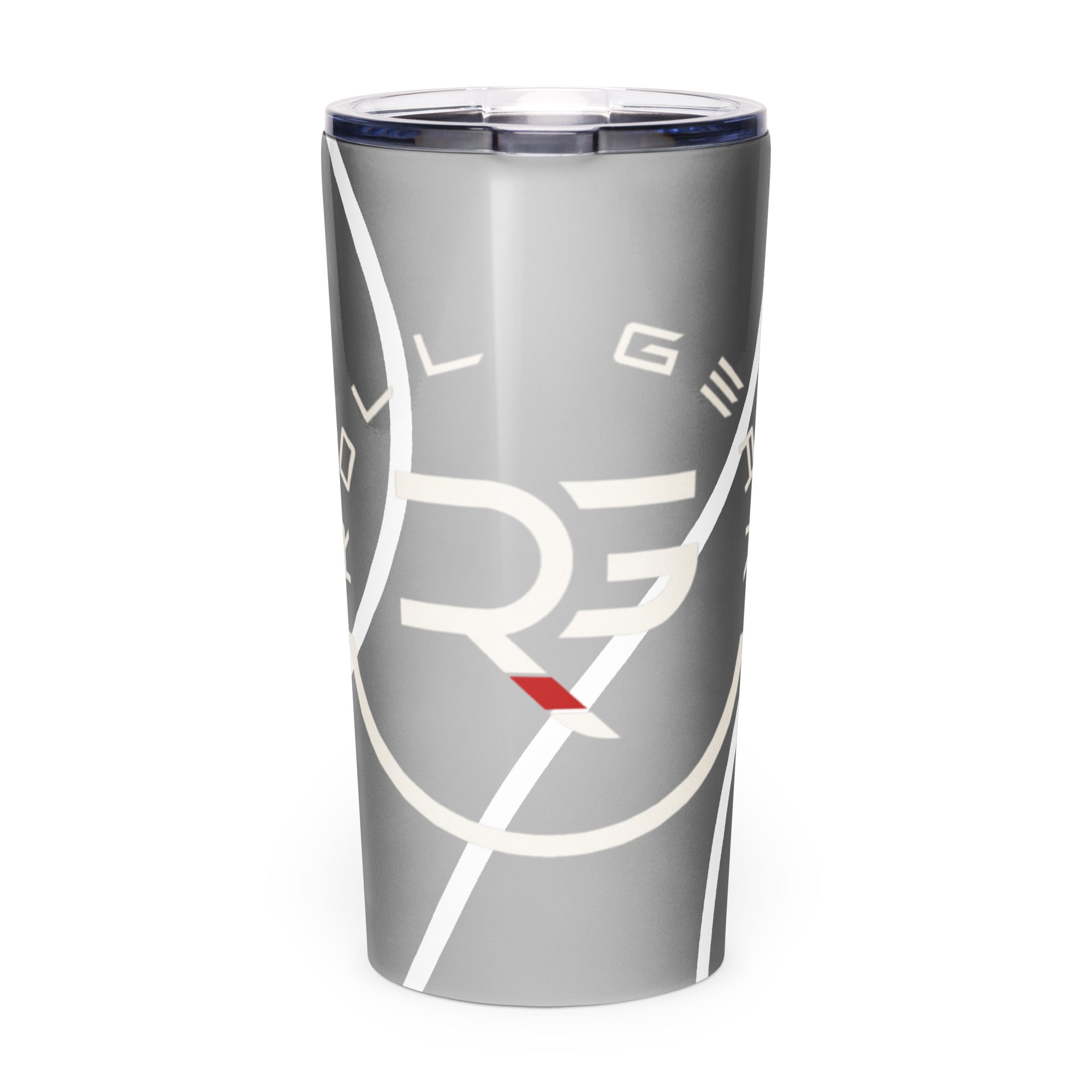 Roll Gear Ranked Series Tumbler – 20oz Stainless Steel | Insulated | Glossy Grey Finish