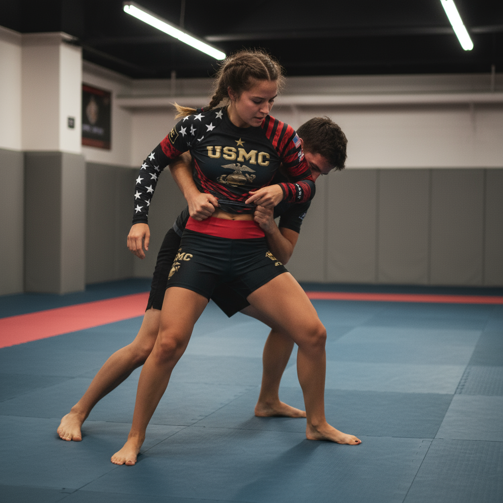 USMC Long Sleeve Rash Guard – Semper Fi Edition