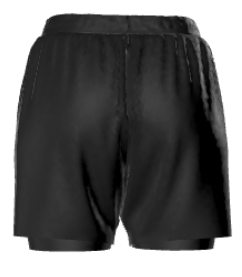 Black Aztec Warrior Combat Sports Shorts for women by Roll Gear