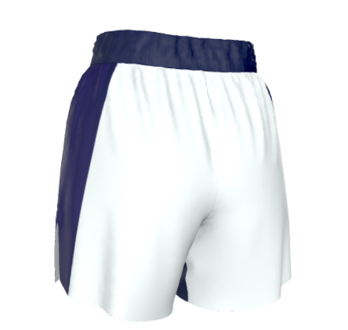 Roll Gear “Own the Mat” Fight Shorts – Blue & White